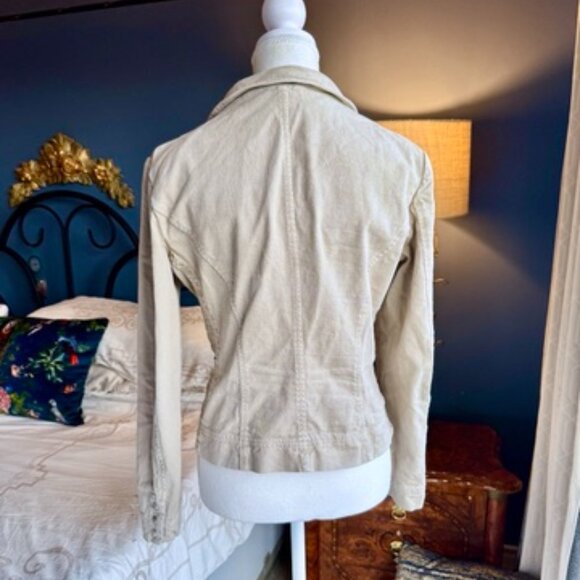 Vintage Y2K Philosophy Di Alberta Ferretti Snap Button Cotton Canvas Jacket - Picture 6 of 14